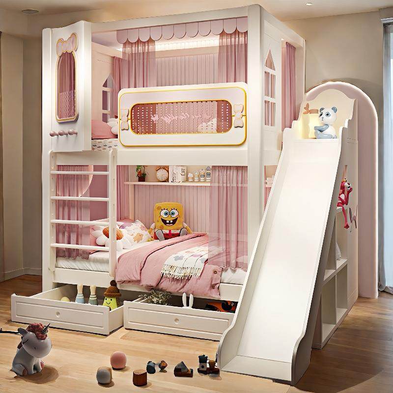 儿童床上下床双人床二层上下铺双层床高低两层护栏姐妹床女孩公主,纺织面料/辅料/配套,纺织机械配件,淘宝优惠券,粉丝福利购,淘宝优惠卷