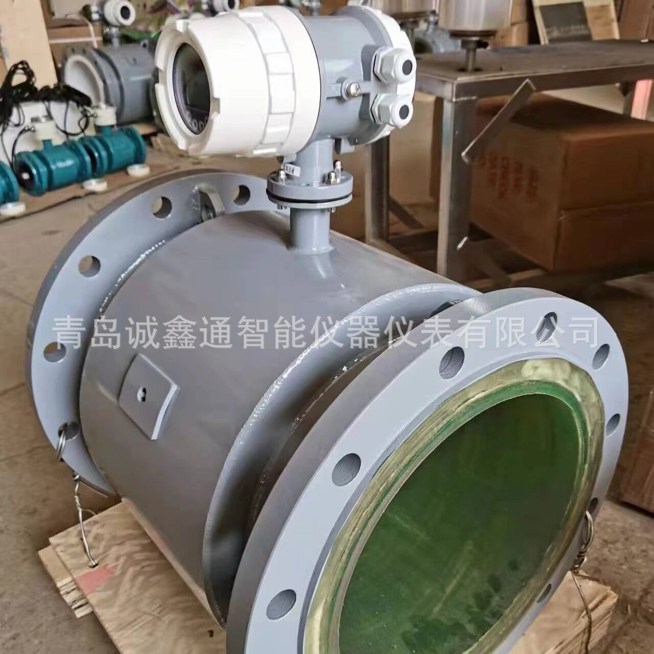 管道式数显电磁流量计废水污泥