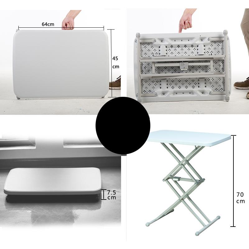 W*M折叠桌简易便携式家用吃饭小户型餐桌户外方桌办公儿童学习小