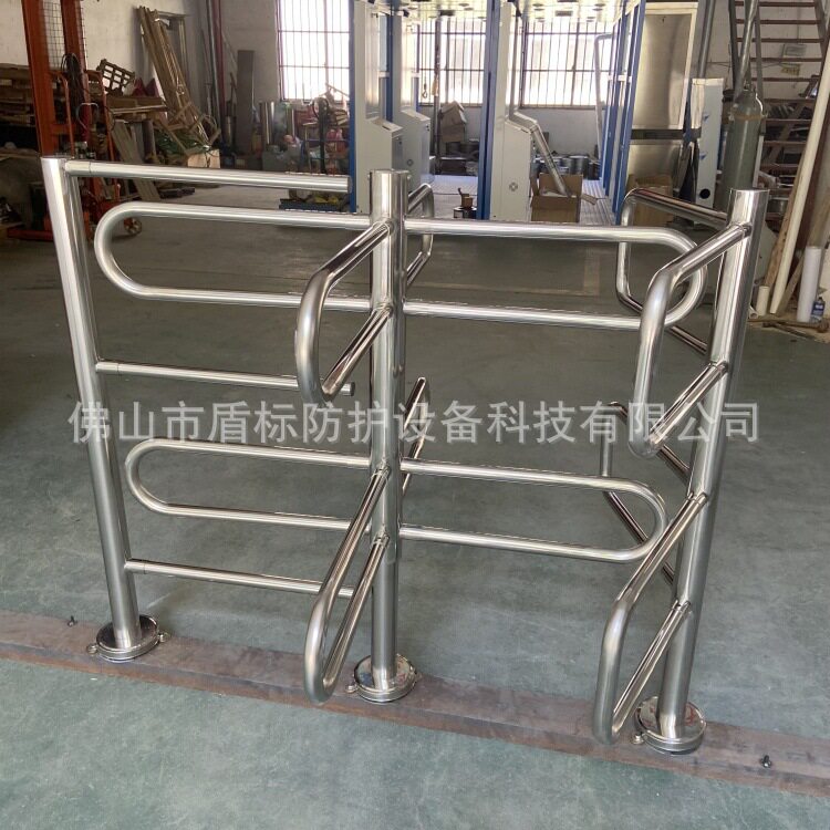 人行通道广告闸门超市出口单向限流防逆行转闸现货供应