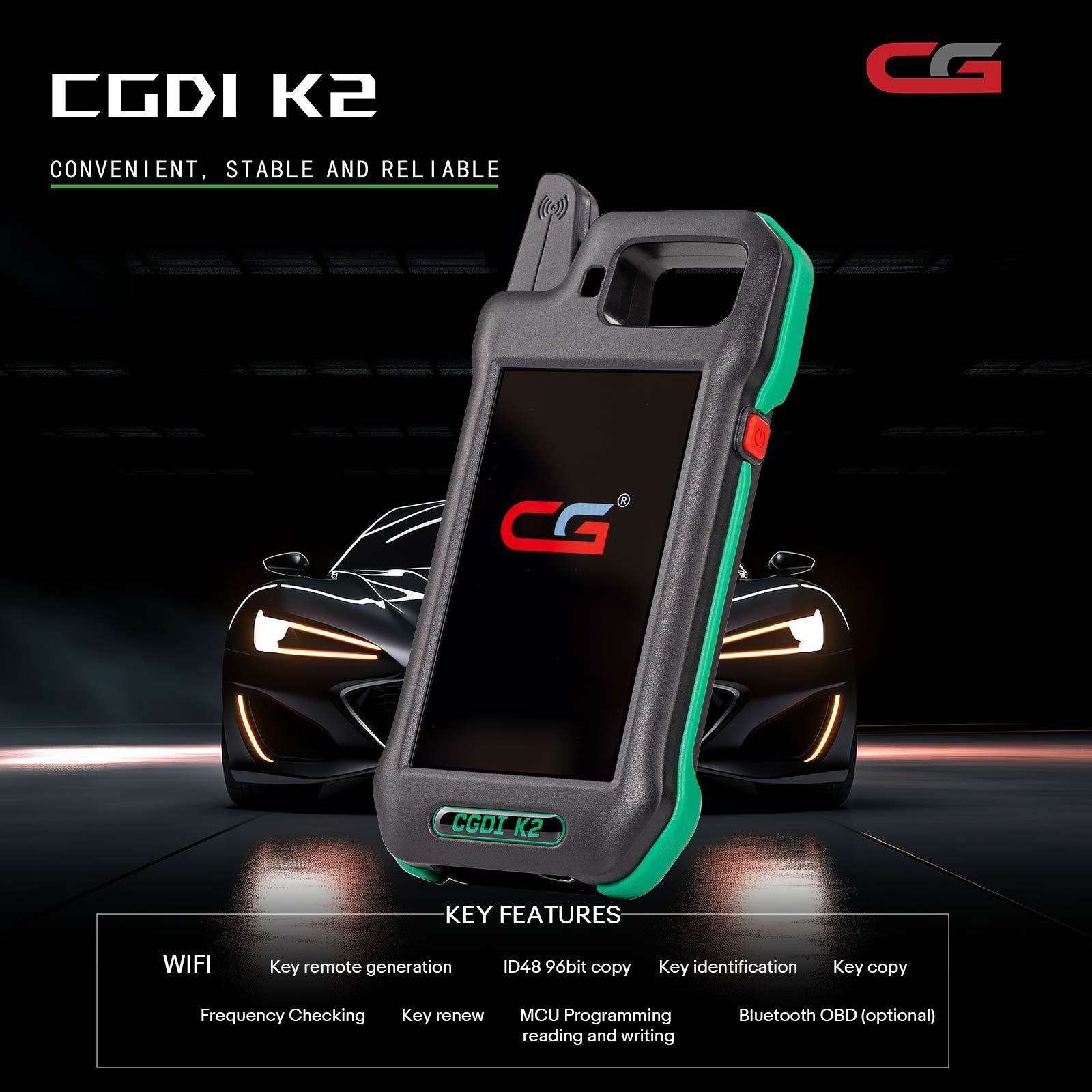 CGDl K2 Key Tool Remote Generator Support 96Bit ID48 海外版