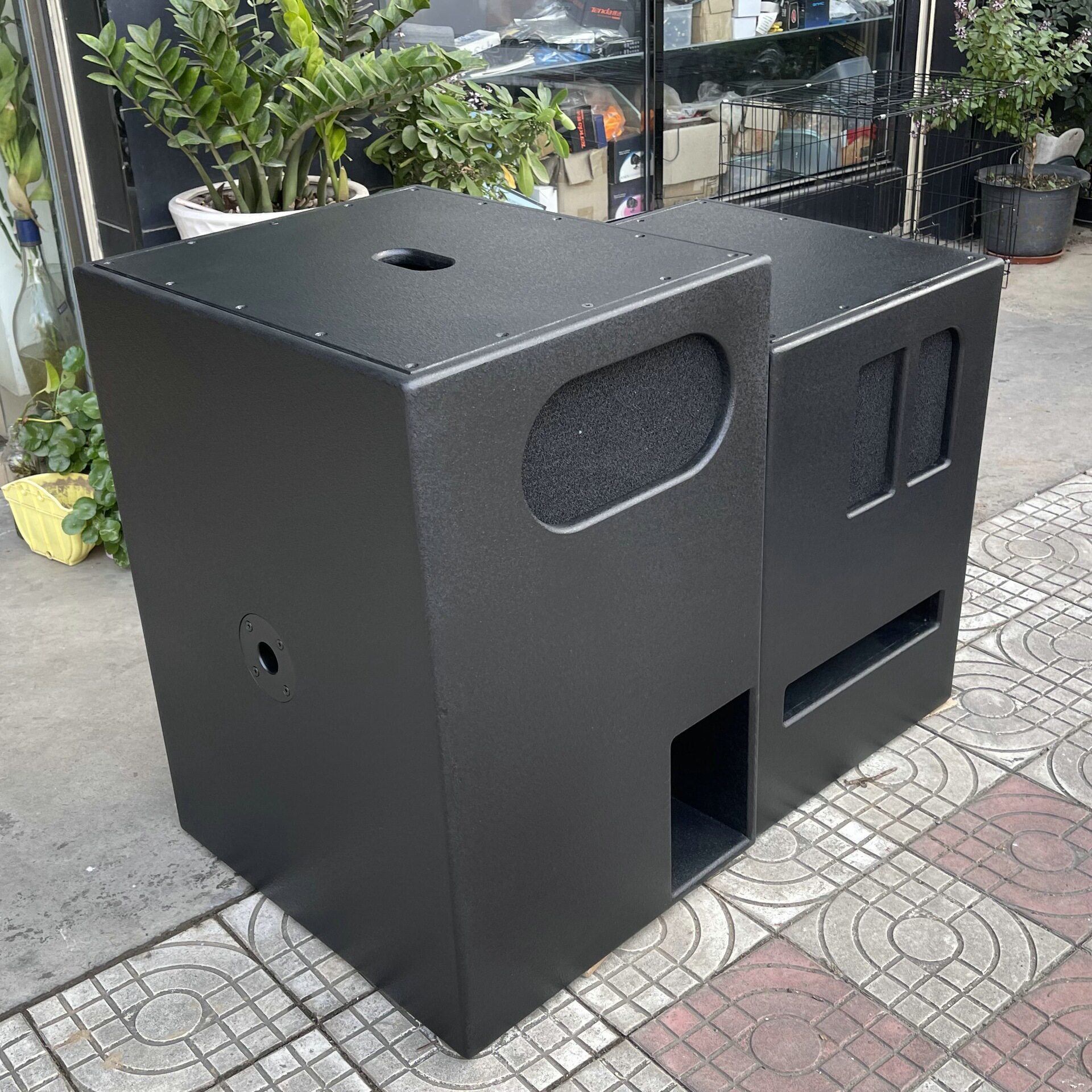 组装迷宫式低音炮空音箱空箱体18寸15寸超低音音箱