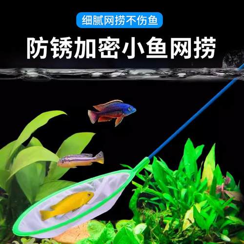 鱼缸鱼捞捞鱼网兜鱼捞手抄鱼网