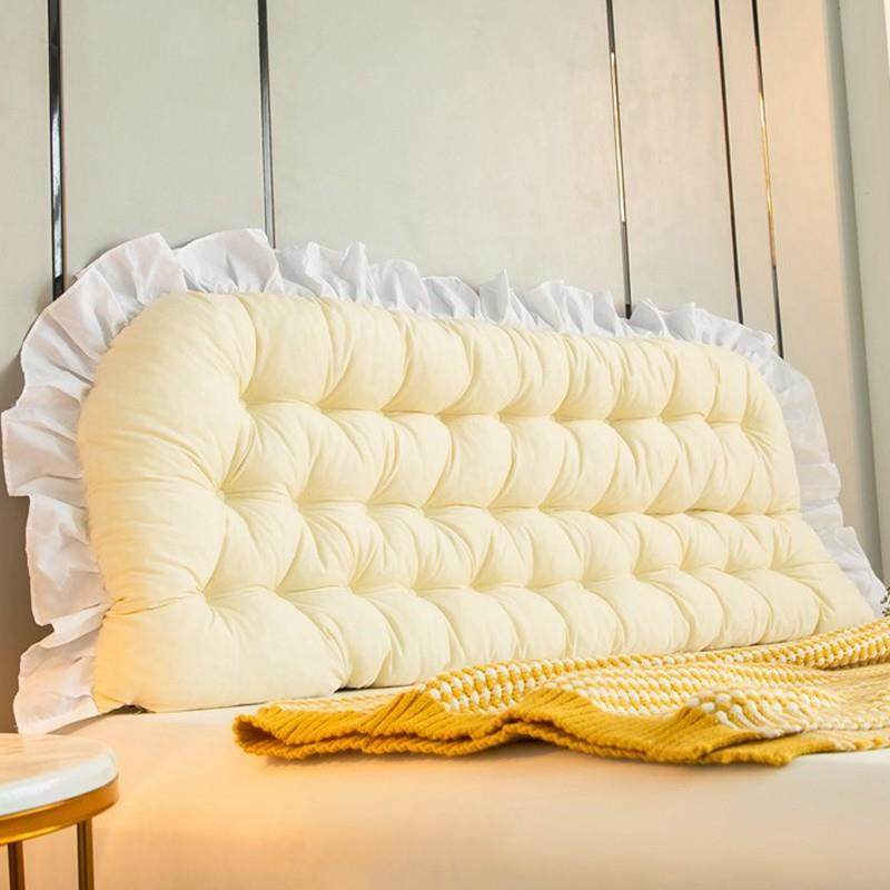 米黄大靠枕防撞软垫床头靠垫2025新款宿舍学生床上靠背榻榻米软包,居家布艺,床头靠垫,淘宝优惠券,粉丝福利购,淘宝优惠卷