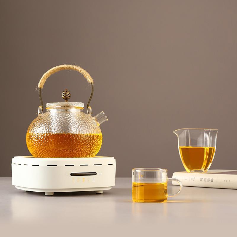 新款直销电陶炉茶炉迷你方形电热茶炉家用玻璃壶烧水炉触摸款电陶