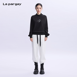 女设计感前卫两件套个性 纳帕佳小高领时尚 套装 时尚 潮牌 卫衣休闲裤