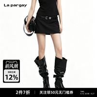 Lapargay 高街包臀半身短裙 金属腰带 修身显长腿 L69209203C