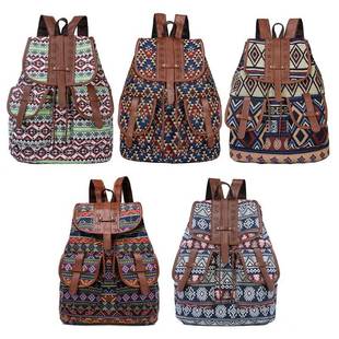 Prinyt Ethnic Backpack 极速High Women Vintage for Quality