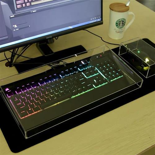 极速定制海盗船K70PRO/K9t5/K100/K68樱桃104机械键盘滑鼠压克力