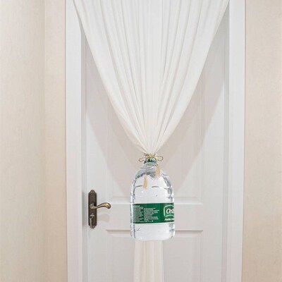极速Self eadhesive door curtain partition non punching cabin