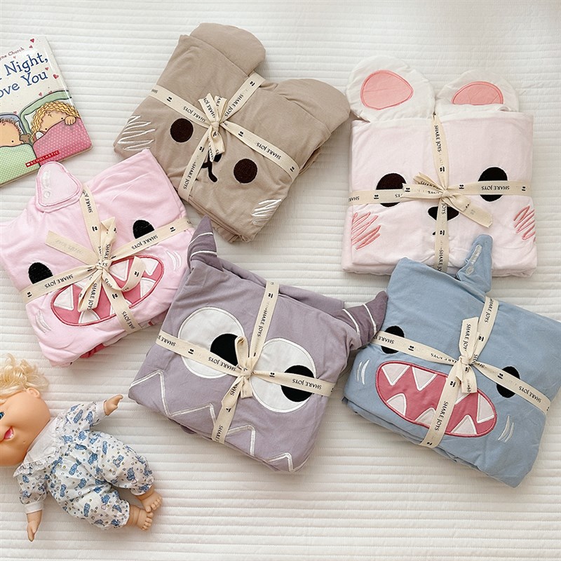 极速儿童纯棉被套单件可爱A类宝宝幼儿园男女孩1L20*150cm柔软针