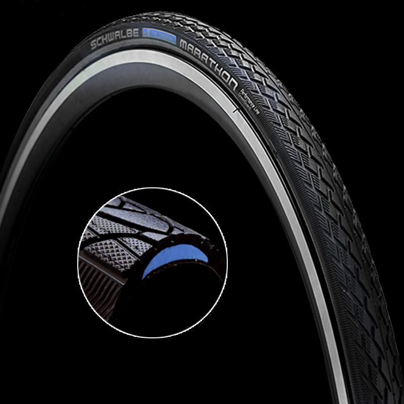 速发世文schwalbe 349 16寸小布 5级防刺轮胎 MARATHON 马拉松外