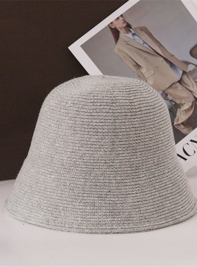 极速Fashcion Women cap Winter Bucket Hat Warm Wool Fisherman