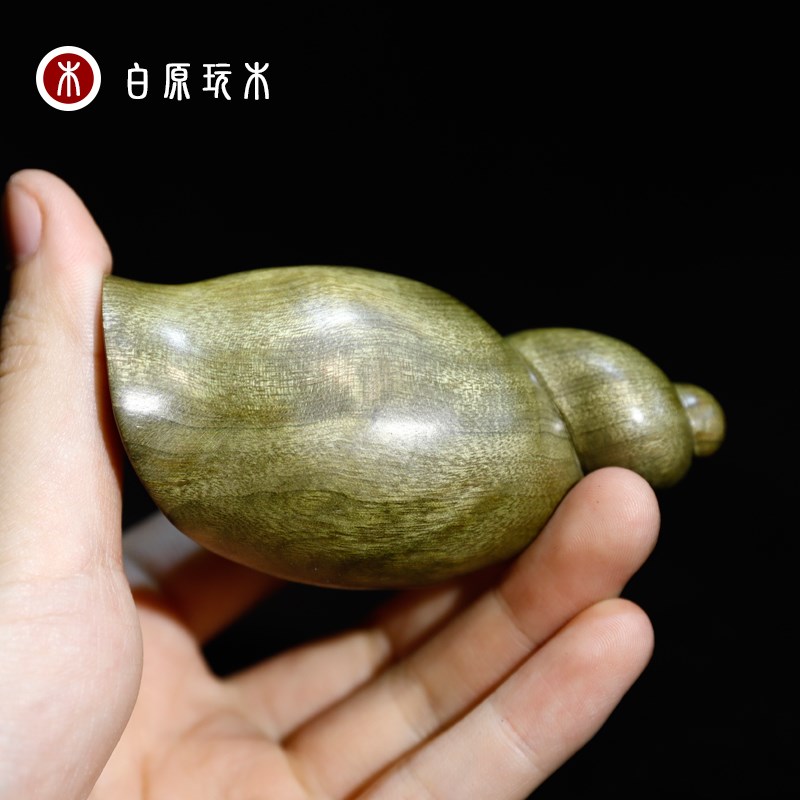 极速金丝楠木纯手工n木雕木制工艺品手把件把玩摆件阴沉木绿料贝