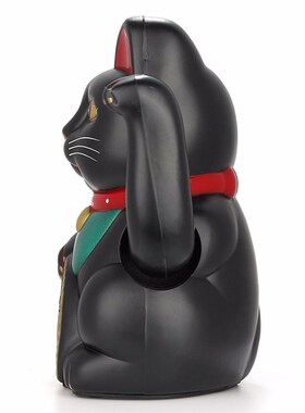 极速Black 5inch / 12.5cm Feng Shui Beckoning CatS Wealth For
