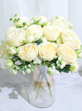 极速Best Selling Beautiful Rose Peony AIrtificial Silk Flowe