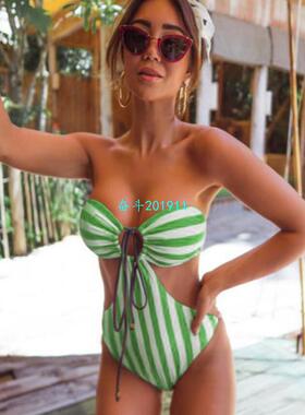 极速New One Pieckes Swimwear Backless Swimsuit Biquinis Stri