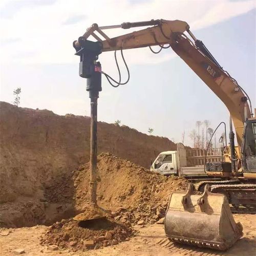 极速挖土机用螺旋钻机 轨道式柴B油式桩基钻孔设备 电线杆钻孔机