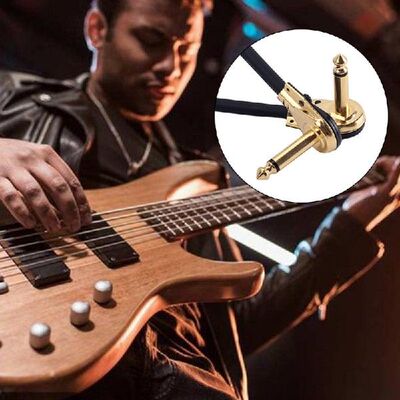 极速11UE 7 Inch 13 Inch Guitar Patch Cables, PBlack Guitar P