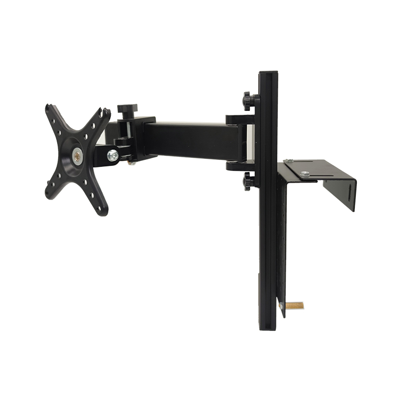 极速适用屏风转角显示器挂架升z降挂架工位挂架屏风办公桌万向显