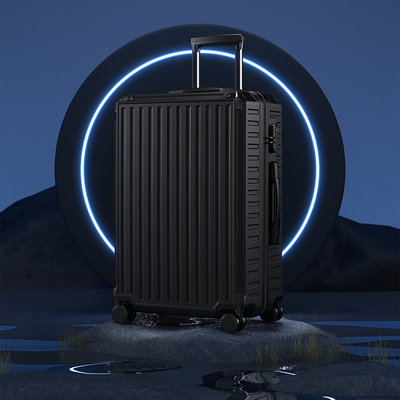 极速行李箱男女大容量铝框旅w行拉杆箱24寸拉链耐用结实登机密码