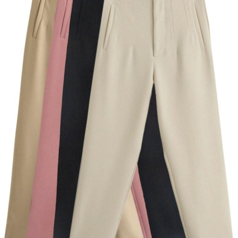 速发Aonibeier Za 2022 Women Spring Trousers Suits High Waist