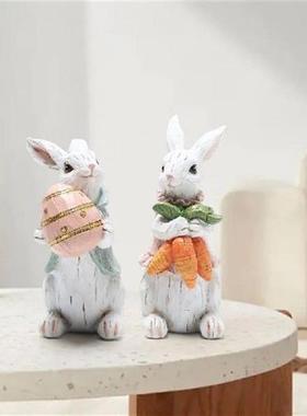 极速Useful Easter Bunny Ornament SynKthetic Resin Easter