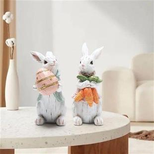 SynKthetic 极速Useful Ornament Bunny Resin Easter