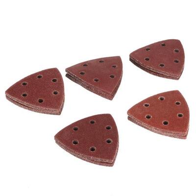 极速50pcs 40 60 80 100 120 GritAs  Sanding Disc Paper 90mm T