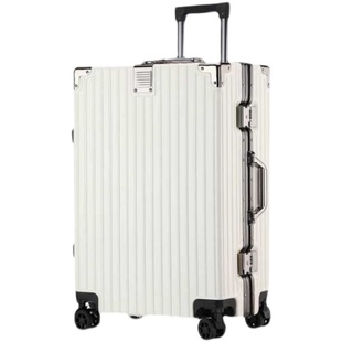 极速时尚 静音万向 行李拉杆箱24结实耐用z铝框大容量26学生男密码