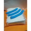 新品 一次性防护帽透气工作防尘头罩不织布布条P形帽发网帽厨房包