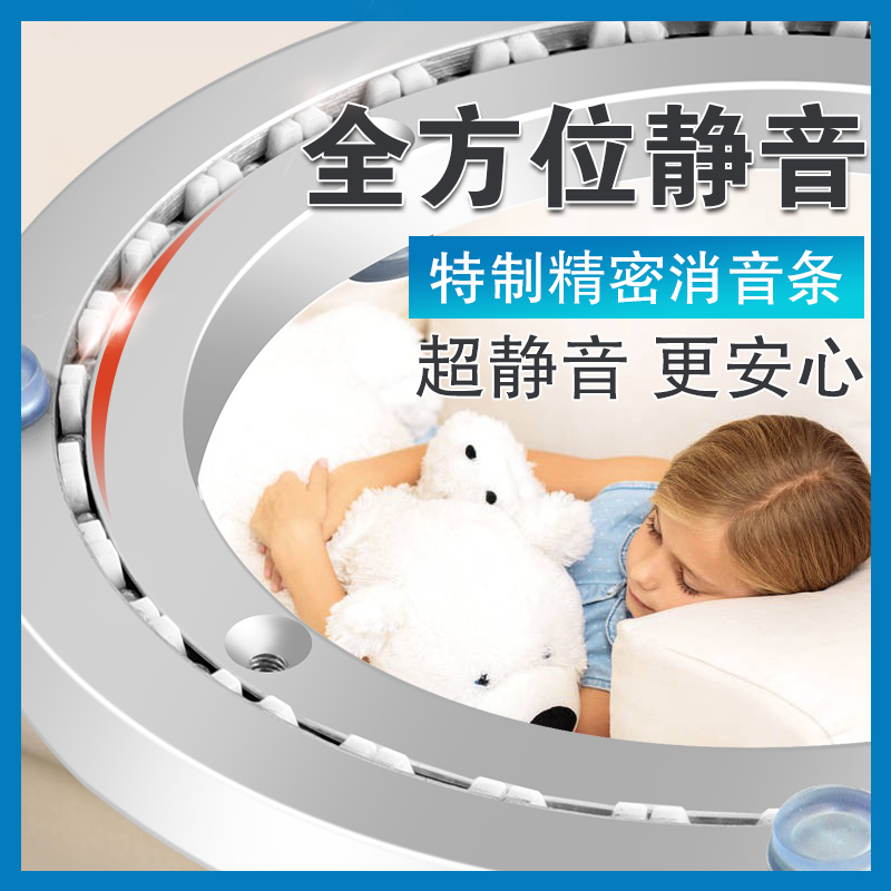 极速餐桌转盘铝合金底座顺滑轴承大理石实木圆桌玻璃Y桌子圆形旋