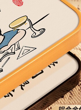 极速上班桌面摆件定制学习v很苦坚持很酷激励孩子学生励志书房自