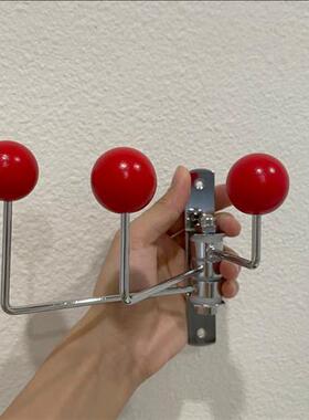 极速厂家2023新款ipns复古装饰墙面铁艺挂钩多功能收纳旋转实木衣