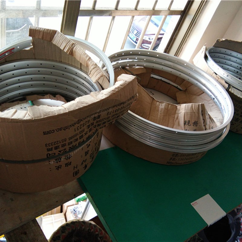 极速16/18/20/22/24X1 3/8/26寸GX1.75自行车厚铝合金车圈轮组36