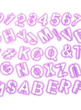 极速4 PCsF Pla0stmic ALUIlphabet Letter uNmber ondant Cake B