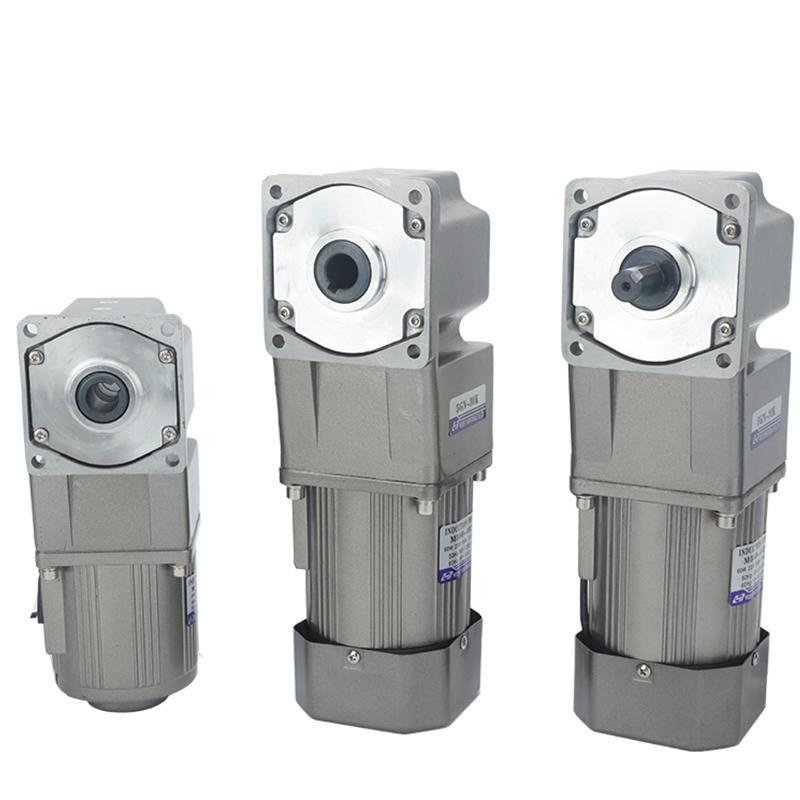 极速直角减速调g速马达单相220v交流变速齿轮中空中实90度转角减