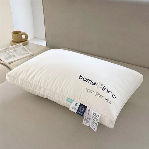 新品BOME INRO 长绒棉纯棉加厚加密全棉枕头枕芯T护颈椎助睡眠分