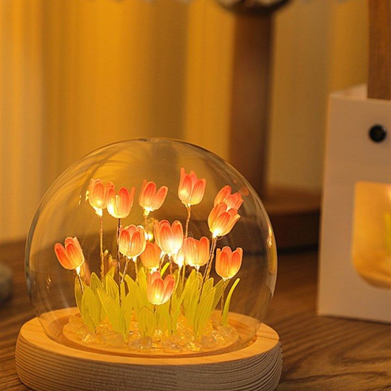 极速手工花束郁金j香小夜灯diy送给妈妈爸生日礼物女生闺蜜教师节,节庆用品/礼品,创意/设计灯,淘宝优惠券,粉丝福利购,淘宝优惠卷