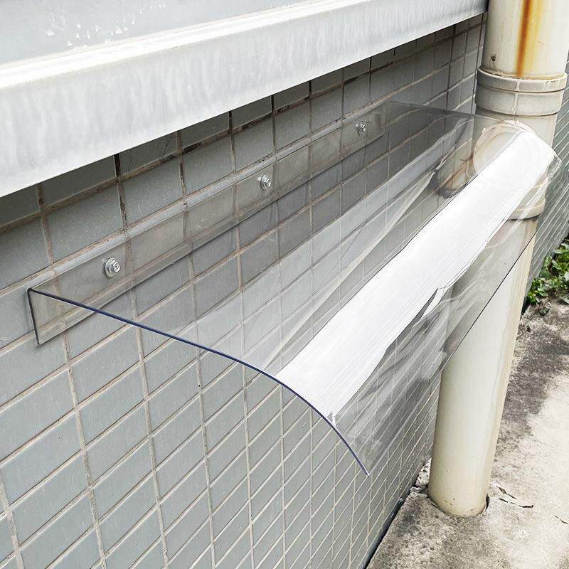 厂家无支架隐形无声雨棚充电桩防雨罩屋檐门窗小雨搭雨棚跨境贸易