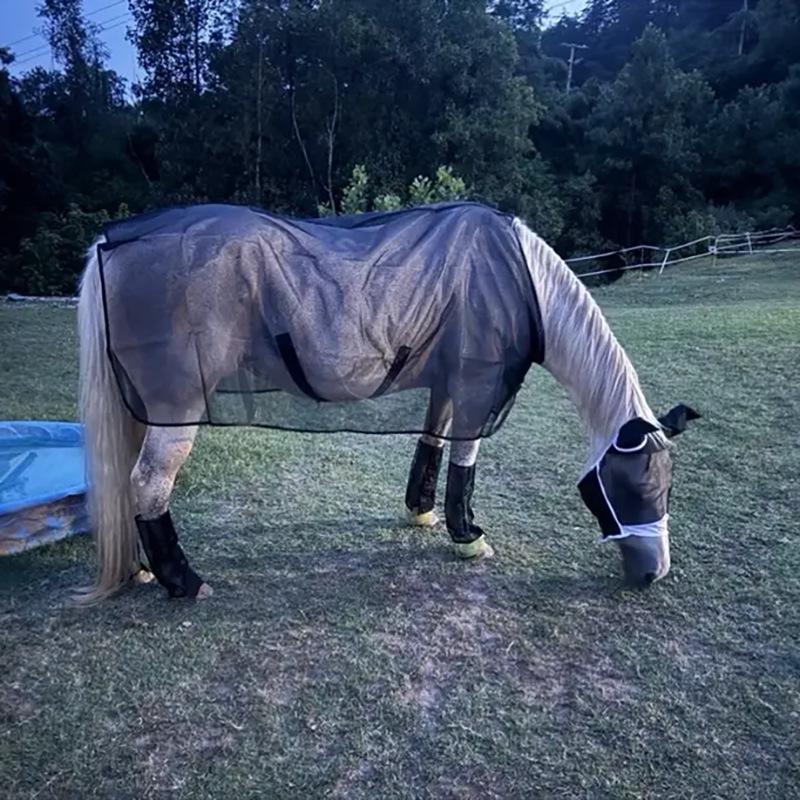 防蚊虫透气宽大凹槽马衣