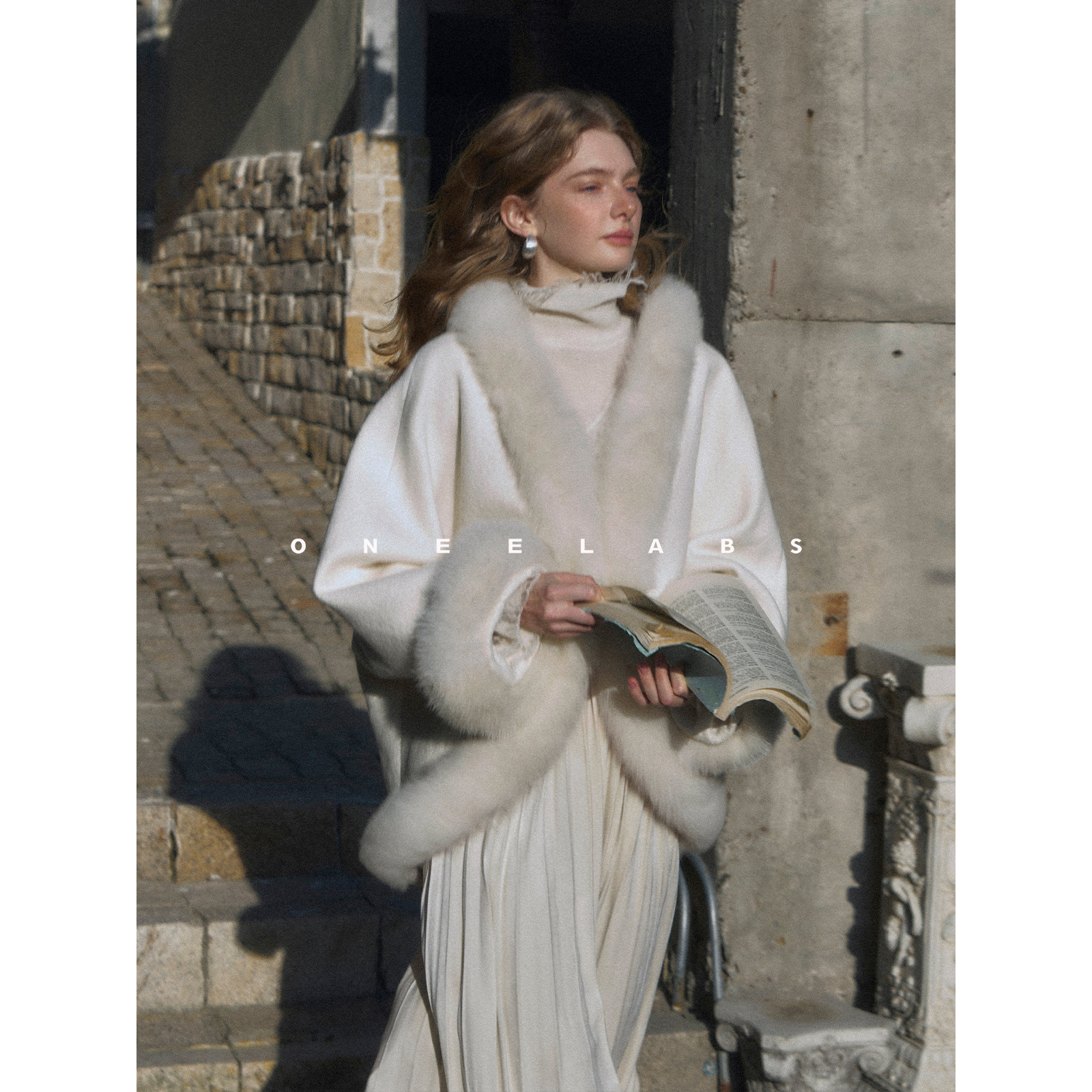 dani X ONEELABS原创品牌 真狐狸毛领 内里100羊毛夹棉 毛呢外套,女装/女士精品,毛呢外套,淘宝优惠券,粉丝福利购,淘宝优惠卷