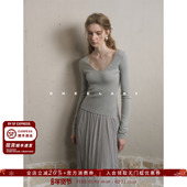 女春冬修身 ONEELABS原创品牌 羊毛软糯亲肤打底衫 配大衣针织上衣