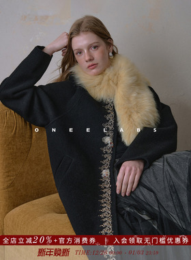 ONEELABS原创品牌 轻奢珠宝扣 演绎新中式美学 100羊毛双面呢大衣