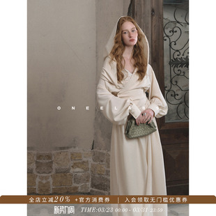 肌理感花苞半身裙套装 上衣 设计感连帽收腰长袖 ONEELABS原创品牌