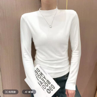 C-14四店新款设计感小众高腰短款上衣打底【部分微瑕疵不退不换】