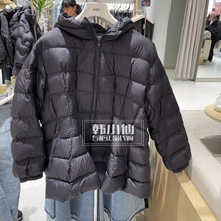 羽绒服5O0C12160 2024年冬连帽短款 1795 江南布衣专柜正品 JNBY