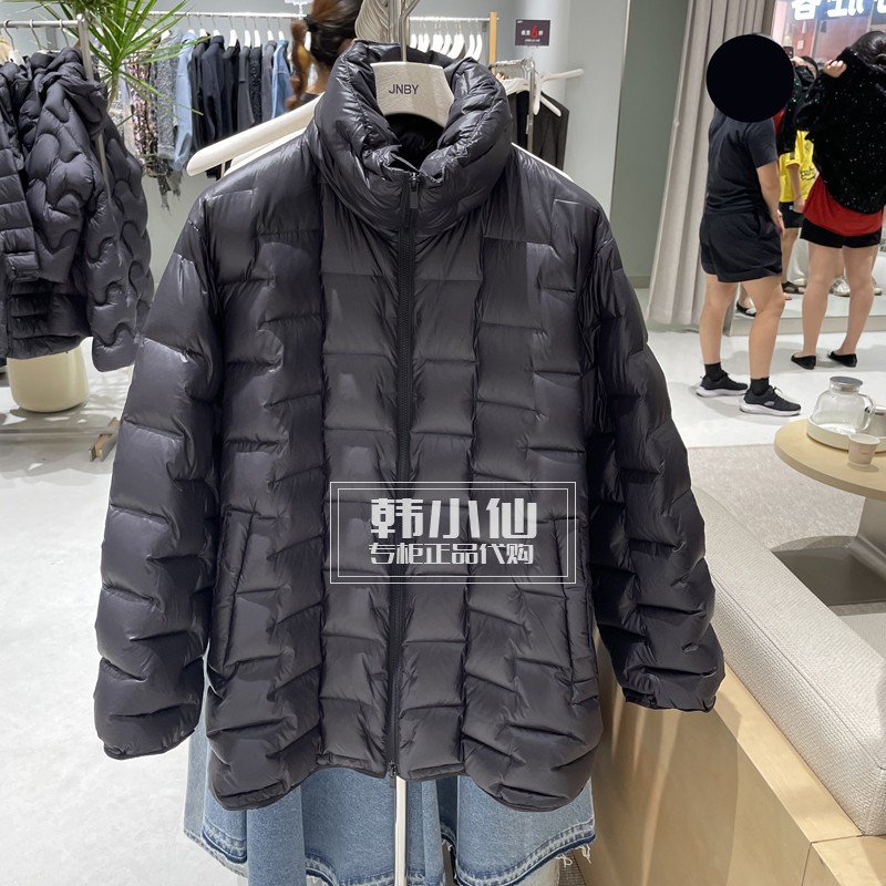 JNBY/江南布衣专柜正品2024年冬短款羽绒服外套女5O0C12170-2295