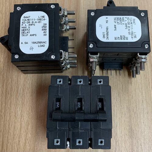 议价专案剩余AIXPAX断路器，IULHK111-1REC4-42-20.0-A-01，.