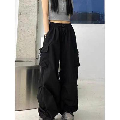 Vintage Cargo Pants Baggy Jeans Women Fashion 90s Streetwea